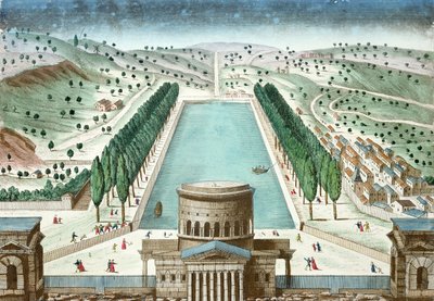 View of the Barriere Saint-Martin and the Basin of the Canal de l